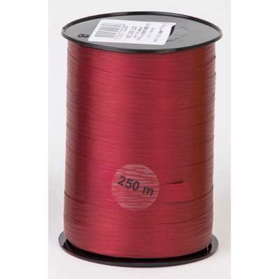 Gavebånd Matline mørk rød 10mmx250m nr. 15