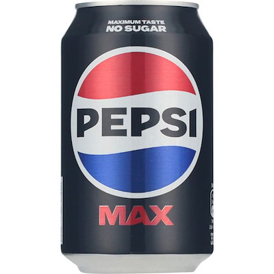 Sodavand Pepsi Max 0,33l ks m/24 incl pant