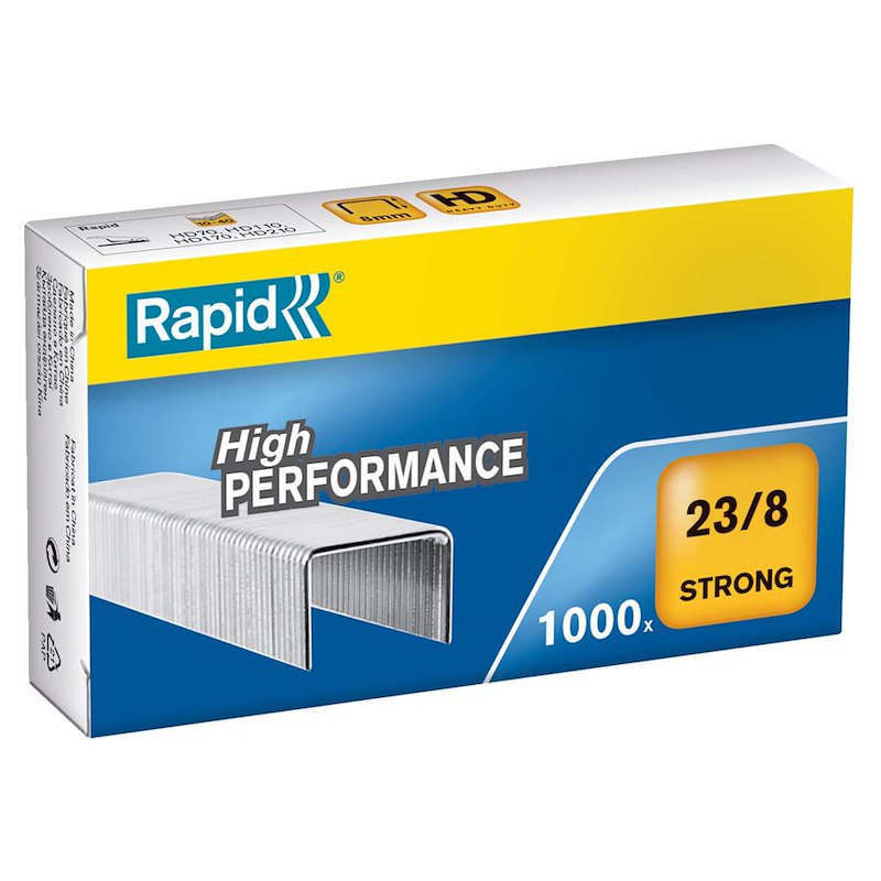 Hæfteklamme Rapid 23/8 1000stk/pak