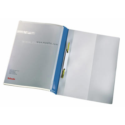 Tilbudsmappe Esselte m/lomme + dobb. forside blå /25