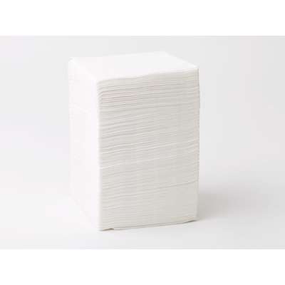 Serviet 1-lags 1/4 fold hvid 33x33cm 500stk/pak