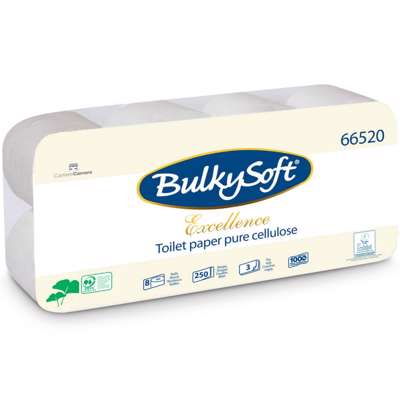 Toiletpapir Bulky Soft Excl. 3-lags hvid 29m 72rl/pk