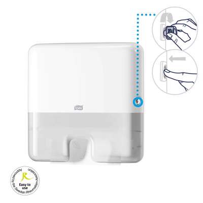 Dispenser Tork Xpress Mini H2 hvid t/Multif. håndark 552100