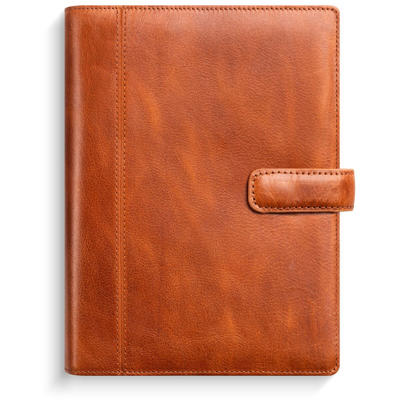 System PP ugekalender højformat brun skind 2026