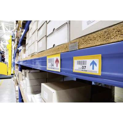 Hyldeforkant lagerlomme m/magnet blå 100x38mm