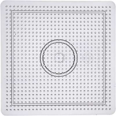Perleplade Creas str. 14,5x14,5 cm transparent /10 stk.