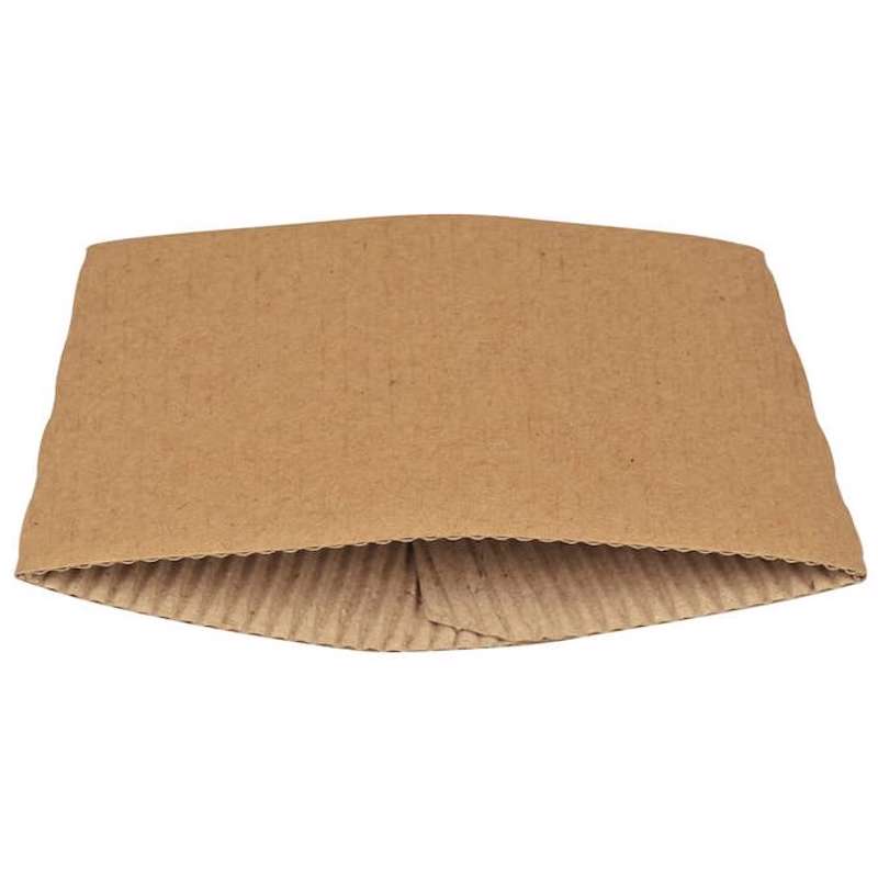 Papsleeve t/ engangsbæger Gastro-Line 11,7x6cm 100stk brun