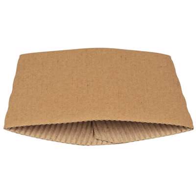 Papsleeve t/ engangsbæger Gastro-Line 11,7x6cm 100stk brun