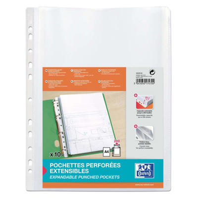 Kataloglommer A4 m/præg 200my / pk./10