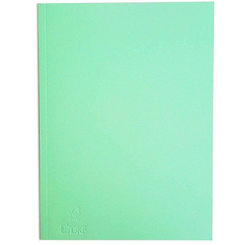 Mappe DKF nr. 300 A4 u/klap 801602, grøn