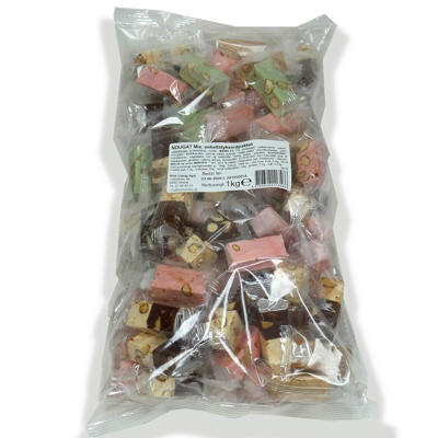 Fransk Nougat indpkakket ass. 1 kg