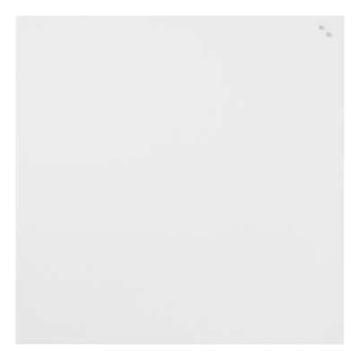 Glastavle Naga magnetisk 100x100cm pure hvid