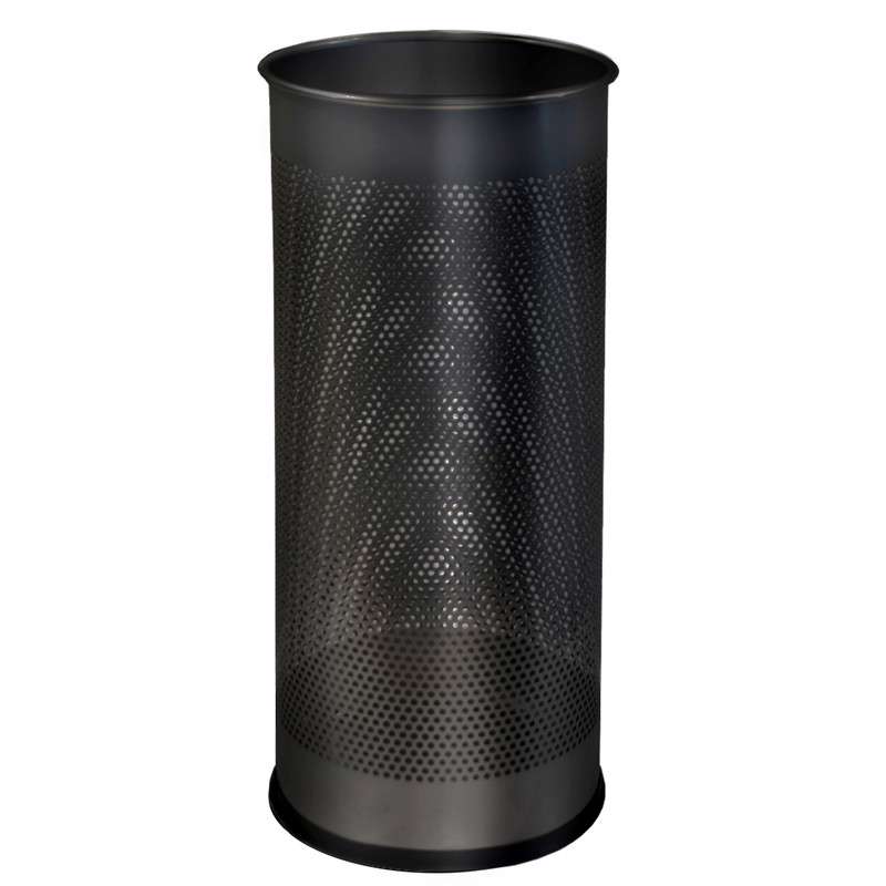 Paraplystand Twinco metal Ø270mm H590mm 28,5L sort