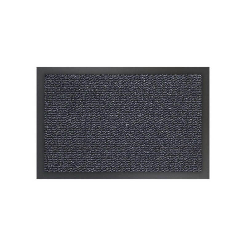 Tørremåtte Faro sort 40x60cm 7mm m/kantliste PP/vinyl