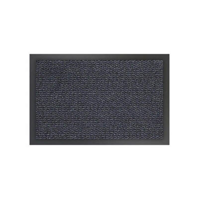 Tørremåtte Faro sort 40x60cm 7mm m/kantliste PP/vinyl