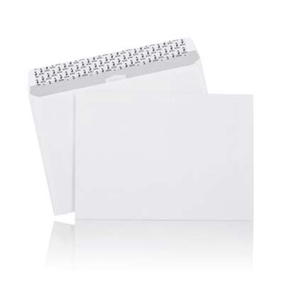 Kuverter u/rude M5 155x220mm Mailman peel&seal 500stk/pk