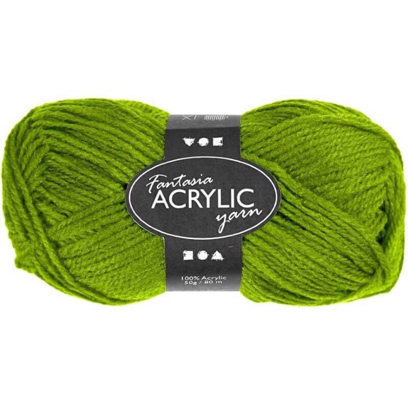 Akrylgarn Fantasia Creas 80m 50g lys grøn