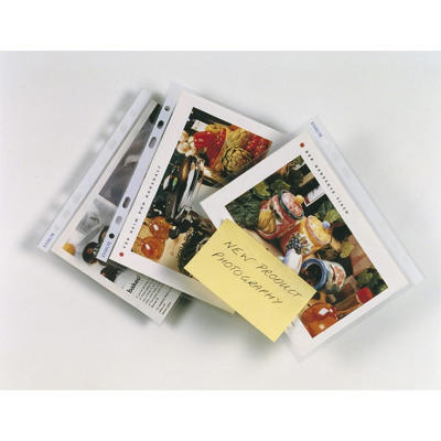 Plastlomme Bantex 203208 A5 0,08mm præget 100stk/pk