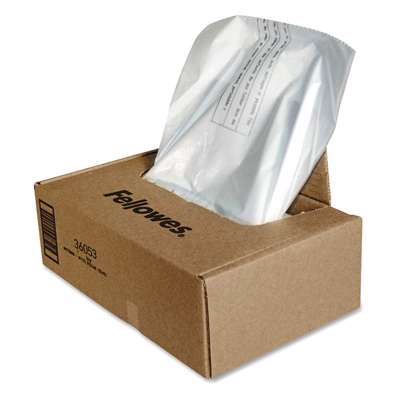 Plastiksække til makulering Fellowes 34l