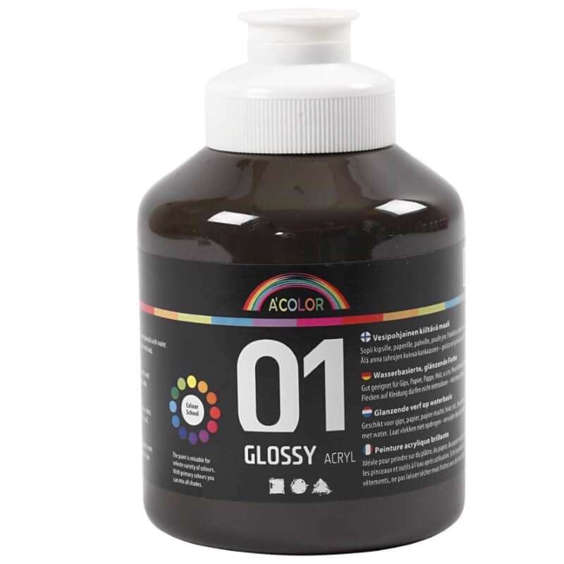 Akrylmaling Creas A-Color farve 01 500ml