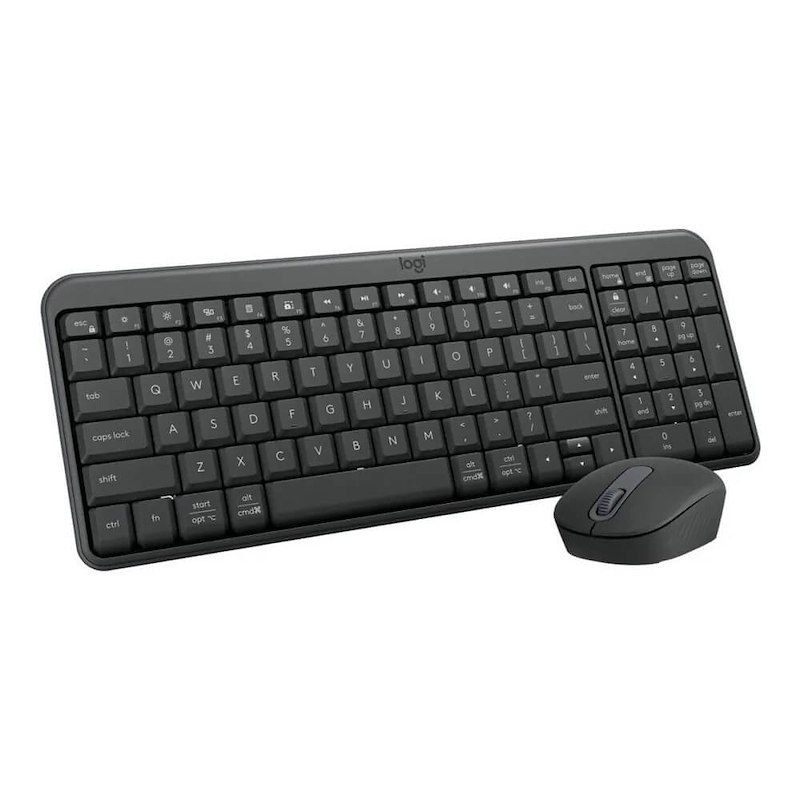 Tastatur + mus Logitech MK250 Wireless Bluetooth nordisk grå