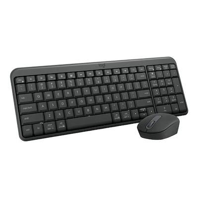 Tastatur + mus Logitech MK250 Wireless Bluetooth nordisk grå