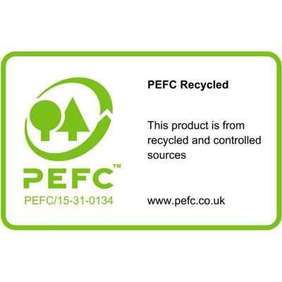 Post-it blok 653 Miljø 38x51mm ass. farver 6blk/pk.