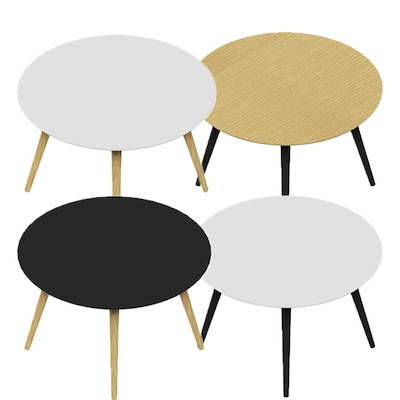 Konferencebord Dencon XL 1920 Ø120 HPL