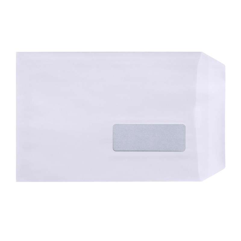 Kuverter m/rude hvid 162x229mm C5P 3546/13543 DS 500stk/pak