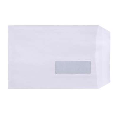 Kuverter m/rude hvid 162x229mm C5P 3546/13543 DS 500stk/pak