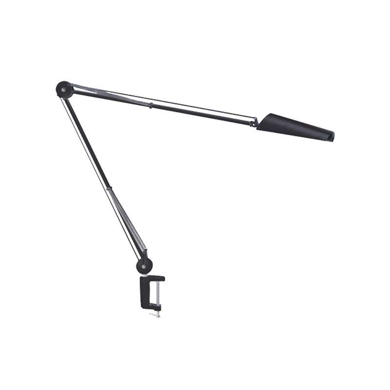 Lampe LUXO Air LED sort 800 mm arm m/bordklemme asym.