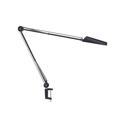 Lampe LUXO Air LED sort 800 mm arm m/bordklemme asym.