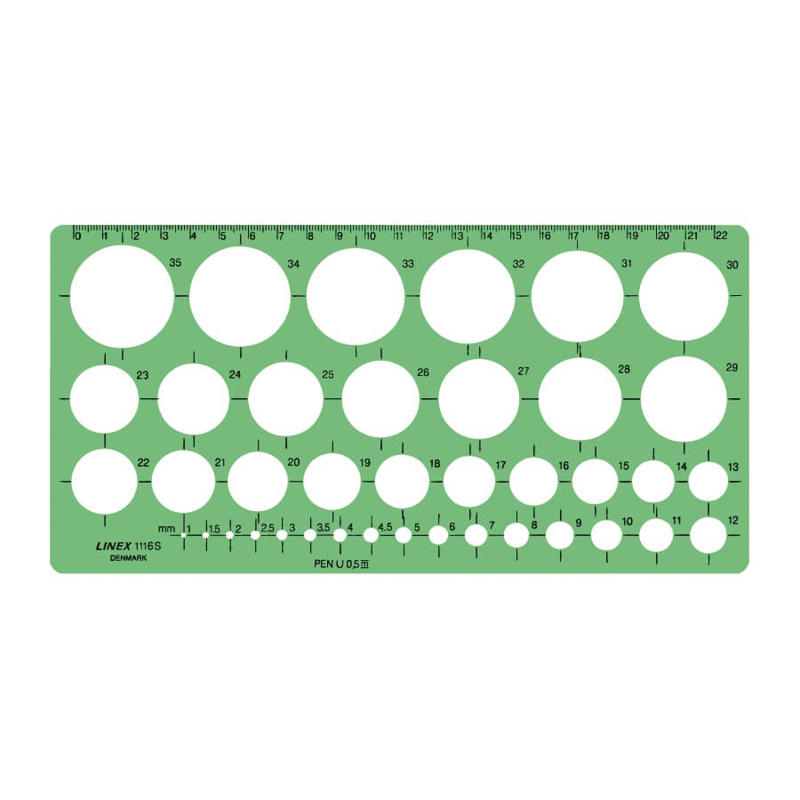 Cirkelskabelon Linex 1116S