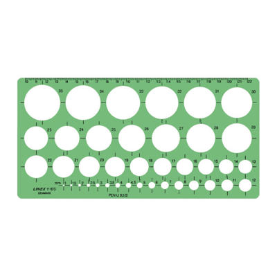 Cirkelskabelon Linex 1116S