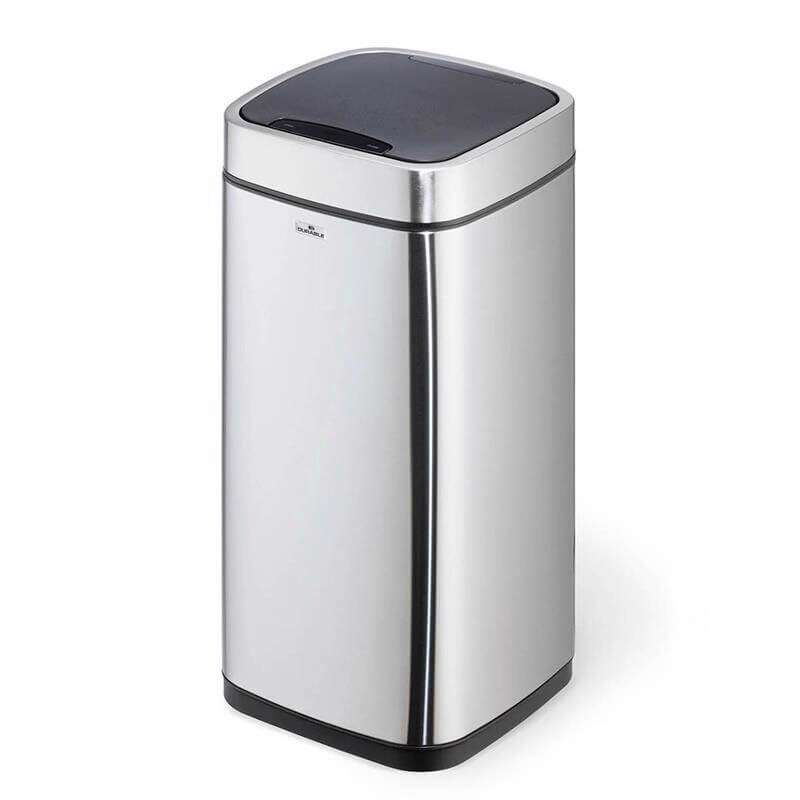 Affaldsspand Durable No Touch m/sensor 21L sølv