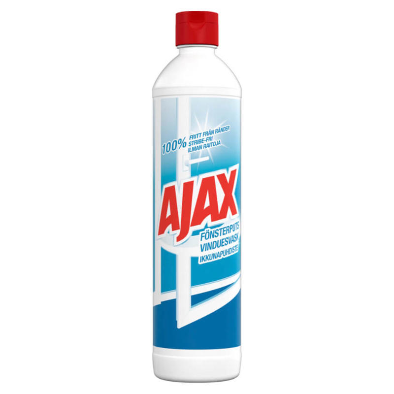 Vinduesrens - glasrens Ajax u/farve-parfume 0,5L