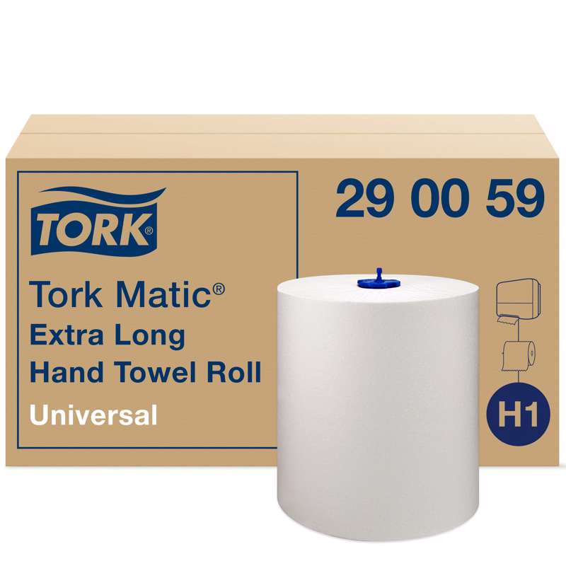 Håndklædeark Tork Matic H1 Universal 1-lag 290059 6rul