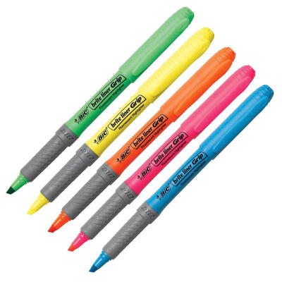Tekstmarker Bic brite liner Grip