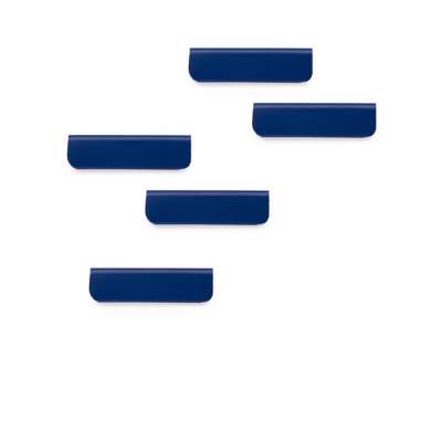 Klemme DURAFIX CLIP 60mm magnetisk selvklæb. 5 stk/pk blå