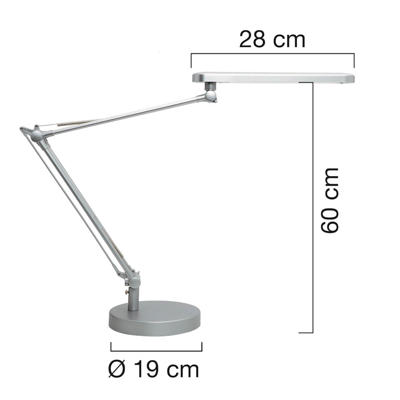 Lampe Unilux Mambo LED, grå