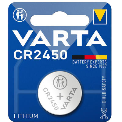 Batteri Varta Lithium CR2450 1stk/pak