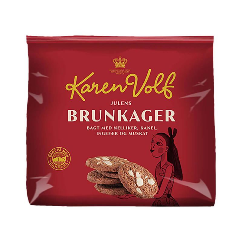 Julesmåkager Brunkager Karen Volf 250 gr.