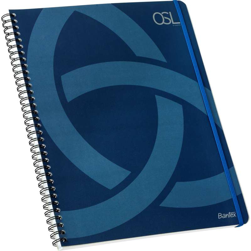 Spiralblok Bantex A5 Oslo lin. 80g