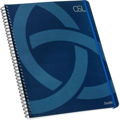 Spiralblok Bantex A5 Oslo lin. 80g