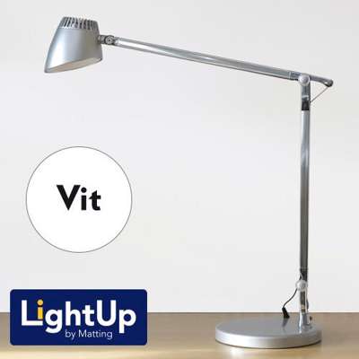 Lampe LightUp Napoli asymmetrisk m/timer & dimmer hvid