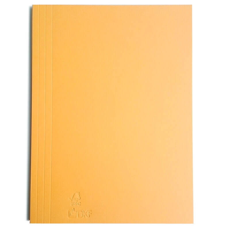 Mappe DKF nr. 103 A4 m/1 klap 801034, orange