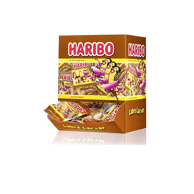 Haribo Click Mix mini poser Labre Larver/100ps