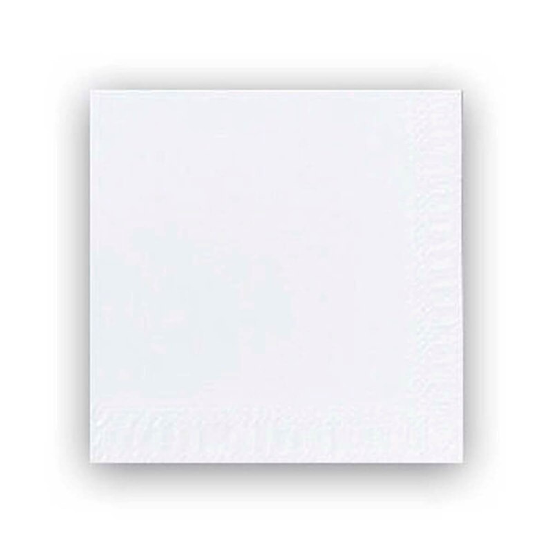 Serviet Duni 24x24 cm 3-lag hvid /250