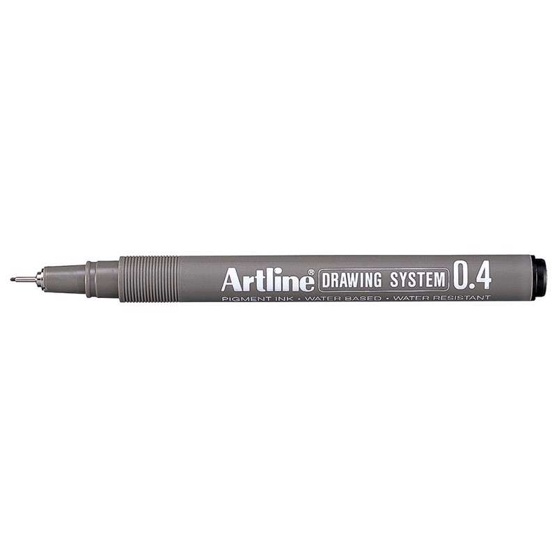 Fineliner Artline EK234 0,4mm sort