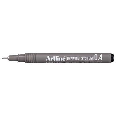 Fineliner Artline EK234 0,4mm sort